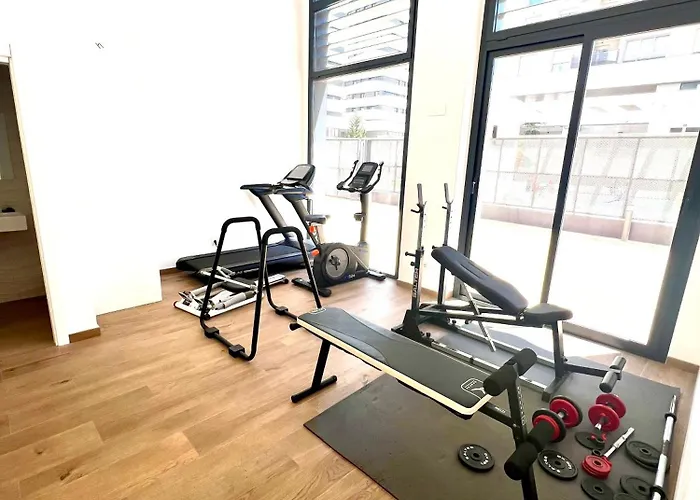 Duplex Moderno Con Piscina Y Parking - Roig Arena Apartman